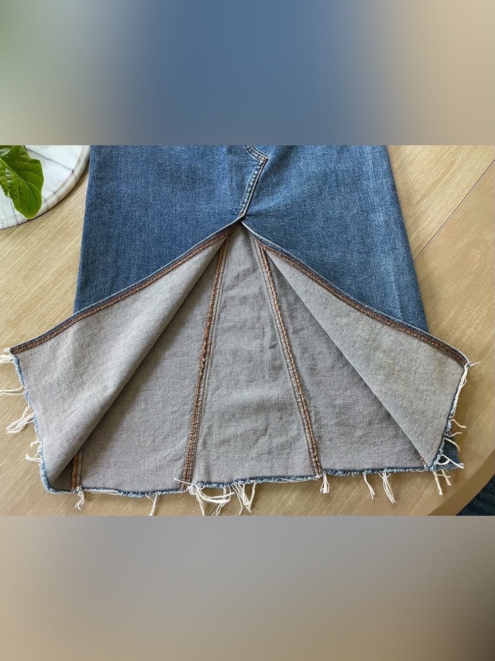 Levi Strauss Denim Maxi Skirt - Picture 5 of 10